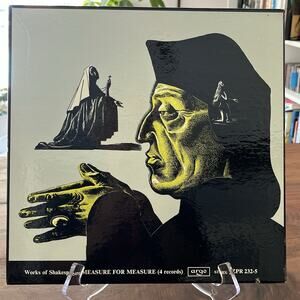 Works Of Shakespeare Measure For Measure 4xLP Box Set 1959 Argo ZPR 232-5